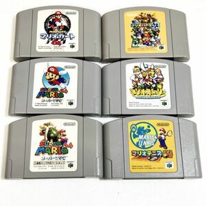 N64 マリオカート６４ スマリオ６４ 振動パック対応バージョン マリオストーリー マリオパーティ3 マリオテニス６４ セット