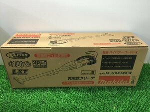 【未使用品】★makita(マキタ) 18v充電式クリーナ 白(3.0Ahバッテリーx1/充電器) CL180FDRFW / ITMBHBTE18R8