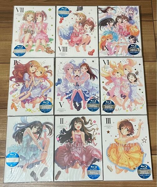 【新品・未開封】 アイドルマスター シンデレラガールズ 完全生産限定版 Blu-ray セット / ブルーレイ 全9巻 アイマス THE IDOLM@STER