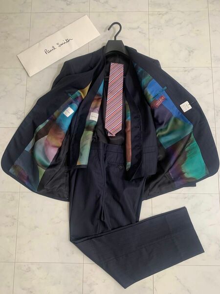 新品未使用　Paul Smith スーツ セットアップ　スリーピース　ネクタイ付