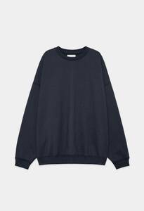 MARKAWARE マーカウェア 23FW ORGANIC COTTON HEAVY FLEECE HUGE SWEAT ヒュージスウェット ネイビー