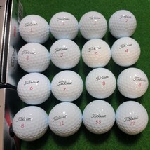 Titleist Pro V1x 新品2ダース＋ロストボール16個_画像2