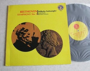 【LP】Beethoven : Symphony No. 3 / Wilhelm Furtwangler / The RAI-Rome Orchestra