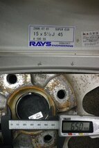 RAYS（レイズ）ENGINEERING（エンジニアリング）♪15×5.5J/100/4H/+45/ハブ65♪N-BOX,ワゴンR,ムーブ等に♪店頭受け取り歓迎♪R601W73_画像9