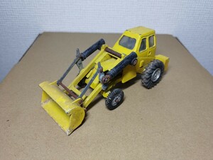 В то время Dinky Toys Shovel Tractor Tractor Retro Cury