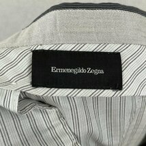 Ermenegildo Zegna エルメネジルドゼニア スラックス パンツ サイズ46 ストライプ グレー系 ボトムス メンズ ヴィンテージ 6_画像4