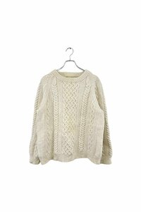 cable knitting fisherman sweater フィッシャーマンセーター ニット 厚手 ケーブル編み ヴィンテージ 8
