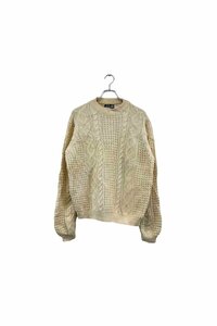 panda ivory wool sweater 長袖セーター アイボリー サイズL ニット ウール トップス レディース 6