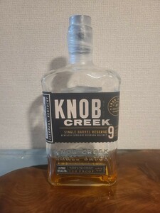 空瓶扱い　終売品　ノブクリーク　シングルバレル　バーボン　ウイスキー　9年