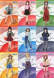 全9種セット A4クリアファイル 「ラブライブ!サンシャイン!! The School Idol Movie Over the Rainbow×セブンイレブン」 購入特典