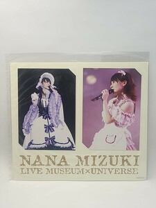 水樹奈々　ブロマイドセット　DVD「NANA MIZUKI LIVE MUSEUM×UNIVERSE」アニメイト購入特典　声優　グッズ　生写真　アニソン歌手