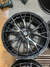 WEDS SA20R 17×7J+43 PCD100 4H 中古4本セット _画像2