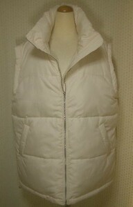 [ ultimate . the best, clearance!] Lady's fibre down vest < ivory : size display :F( free )>7171 lining attaching, free size 