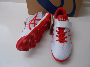 ASICS Бейсбольные бутсы для мальчиков STARSHINE S2 1124A008-101 Белый x Красный 22см Новый