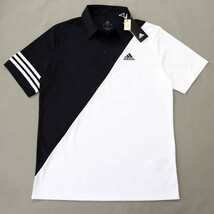 【新品】adidasGOLF●アディダスゴルフ半袖ポロシャツ●AEROREADY吸湿速乾UVカット●ブラックM●8789円●HT7355アマゾン以下特価●送料込み_画像7