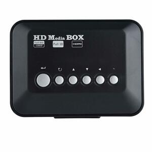 【中古】Acouto [メディアプレーヤー] 1080P HD HDMI オーディオビデオメディアプレーヤー メディアプレーヤーボックス リモートコ