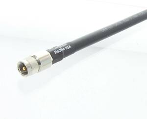 【中古】MPD Digital Genuine Times 電子レンジ LMR600 同軸ケーブル UHF PL259オスコネクタ付き (20フィー