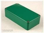 【中古】1590bgr Painted Aluminium 'stomp Box' Enclosure 112 X 60 X 31 Green