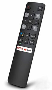 【中古】音声リモコン TCL Androidテレビ用 アップグレードされた代替品 RC802V TCL TV用 40S330 32S330 40S3