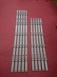 【中古】TV交換部品- 10pcs 導いた と互換性のあるバー LG 49LB6200 49LB650V 49LB630V 49LB580V 49L