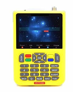 【中古】衛星ファインダーメーター V8 ファインダー 3.5 インチ DVB-S2X/S2/S 1080P HD レセプター TV 信号受信機 8