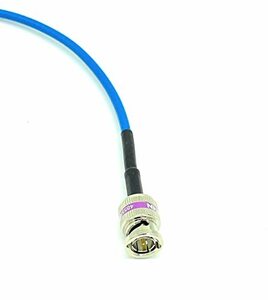 【中古】AV-Cables 12G 4K HD SDI BNC - BNCケーブル Belden 4855R Mini RG59 150ft ブルー