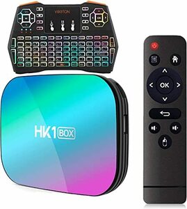 【中古】Android TV ボックス 9.0 [4GB+128GB]、Amlogic S905X3 64 ビット クアッド コア Cortex-A