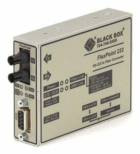 【中古】Black Box Network Services FLEXPOINT RS-232 - ファイバーコンバーター SIN