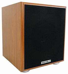 【中古】Rockville ロックシェーカー 6.5インチ 木製 200W パワーホームシアター サブウーファー サブ