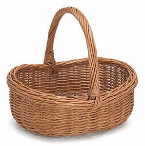 【中古】Prestige Wicker Wicker Basket, Willow, Natural, One Size