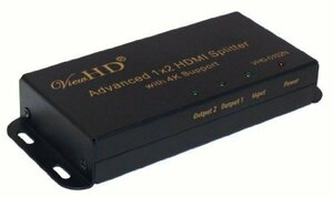 【中古】ViewHD Advanced 1x2 HDMI v1.4 スプリッター 1080P 4K@30Hz | ウルトラHD & フル3D | V