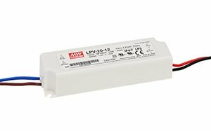 【中古】MEANWELLスイッチング電源（防水LED電源）LPV-20-5 15W 5V3A