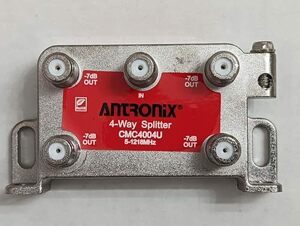 【中古】Antronix CMC4004U 4方向垂直スプリッター 1.218 GHz 高性能 同軸ケーブルテレビ&インターネットに最適 MoCA