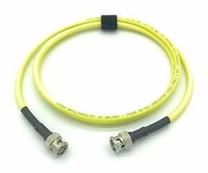 【中古】AV-Cables 10フィート 3G/6G HD SDI BNCケーブル Belden 1505A RG59 - イエロー (10フィート