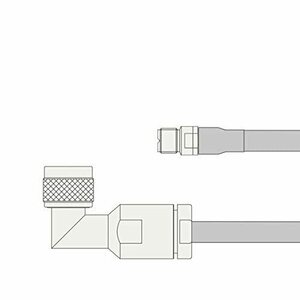 【中古】同軸ケーブル 8D2V NLP-BNCP (BNCP-NLP) 1m (インピーダンス:50Ω) 8D-2V 加工製作品 ツリービレッジ