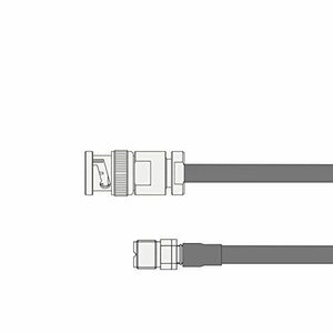 【中古】同軸ケーブル5DFB MJ-BNCP (BNCP-MJ) 3m (インピーダンス:50Ω) 5D-FB加工製作品ツリービレッジ