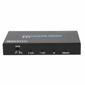 【中古】UHD スプリッター、DTS-HD HDCP2.2 / 1.4 STB DVDHDプレーヤー用コンパクト3DHDMI2.0スプリッター