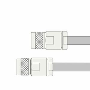 【中古】同軸ケーブル 10D2V NP-NP 8m (インピーダンス:50Ω) 10D-2V 加工製作品 ツリービレッジ