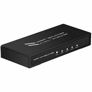 【中古】Parts Express HDMI 2.0 プレミアム 4K 60 Hz 1入力 4出力 HDCP 2.2 増幅スプリッター