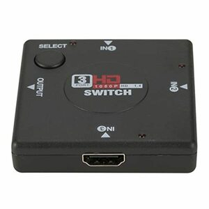 【中古】HDMI 1.3 スイッチ ディバイダー 3 ポート 4 K HDMI スイッチャー 3 で 1 金属 HDMI スイッチ セレクタ ボック