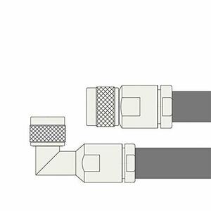 【中古】同軸ケーブル 10DFB NP-NLP (NLP-NP) 60m (インピーダンス:50Ω) 10D-FB 加工製作品 ツリービレッジ