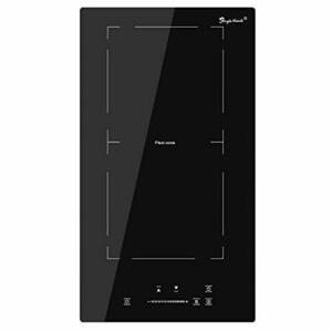 【中古】Induction Hob 2 Zone, Inset Electric Cooktop Flex Mode 3500W 30cm Domi