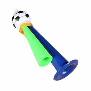 【中古】サッカーホーン, カラフルなミニ フットボール エアホーン, スポーツイベント、サッカー、フットボール、カーニバルパーティー用の