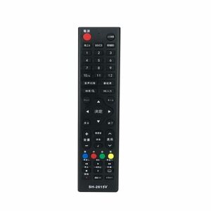 【中古】SH-2615V SHARPシャープ用 テレビリモコン【設定不要ですぐに使えるかんたんリモコン】 代用汎用リモコン 軽量化リモコン 太字ボタ