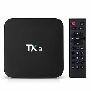 【中古】TX3 TV ボックス、Android 9.0 TV ボックス、Amlogic S905X3 64 ビット アッドコア、2.4G/5G Wi