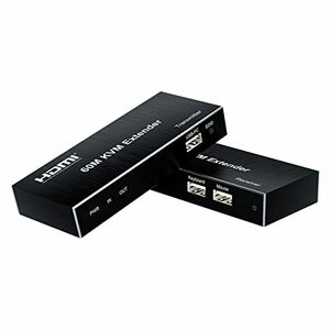 【中古】60m 1080P L/R オーディオループアウト HDMIエクステンダー Cat6 Kvmエクステンダー HDMI