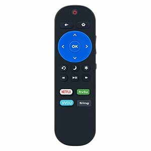 【中古】交換用リモコン Element ROKUテレビ用 Netflix Hulu Vudu Sling E4SW5017RKU E4SW5518R