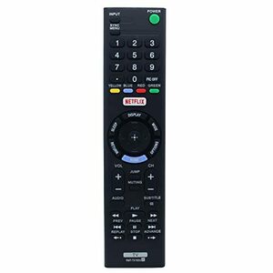 【中古】RMT-TX102U リモコン 交換用 Sony TV KDL32R500C KDL-32R500C KDL32W600D KDL-32W6