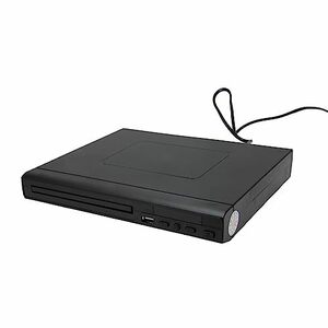 【中古】ミニ DVD プレーヤー、USB 2.0 インターフェイスリモコン内蔵 PAL NTSC 多機能 CD DVD (米国プラグ)