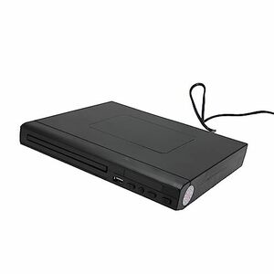 【中古】ミニ DVD プレーヤー、CD DVD プレーヤー内蔵 PAL NTSC USB 2.0 (米国プラグ)